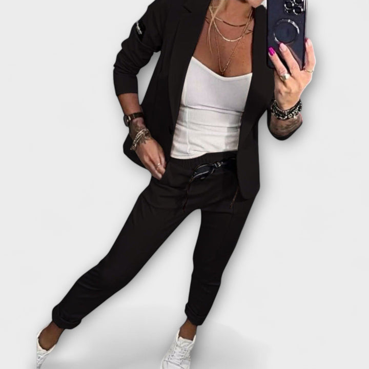 Malou - Sk coordinated set topu, kurtki i spodni