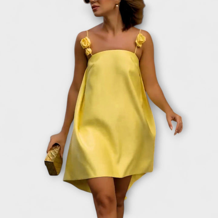 Jordan - Stylowe kwiatowe drukowane sukienki bez ramiączek