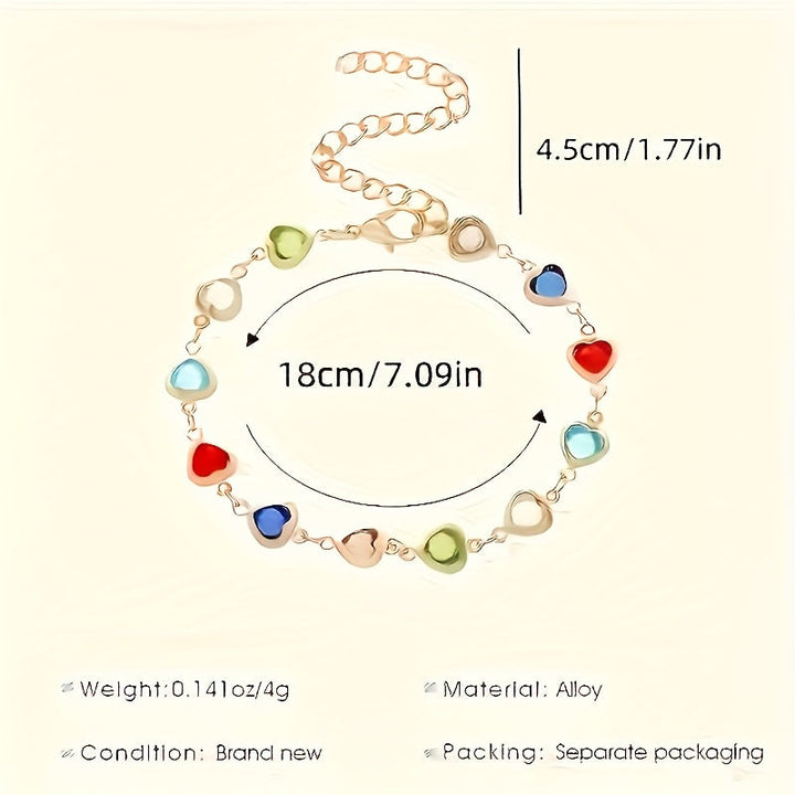 Unikalna bransoletka w kształcie serca