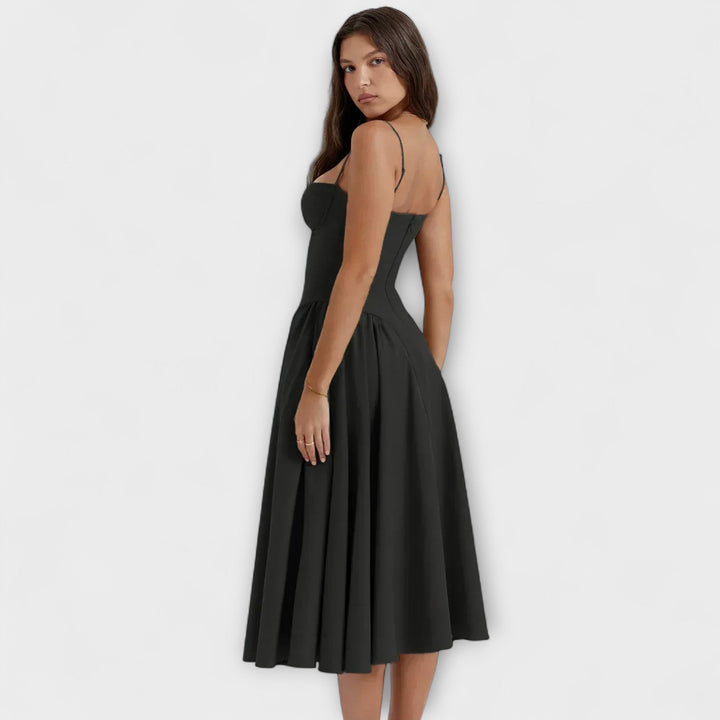 Rosalie - Elegancka sukienka koronkowa bez rękawów