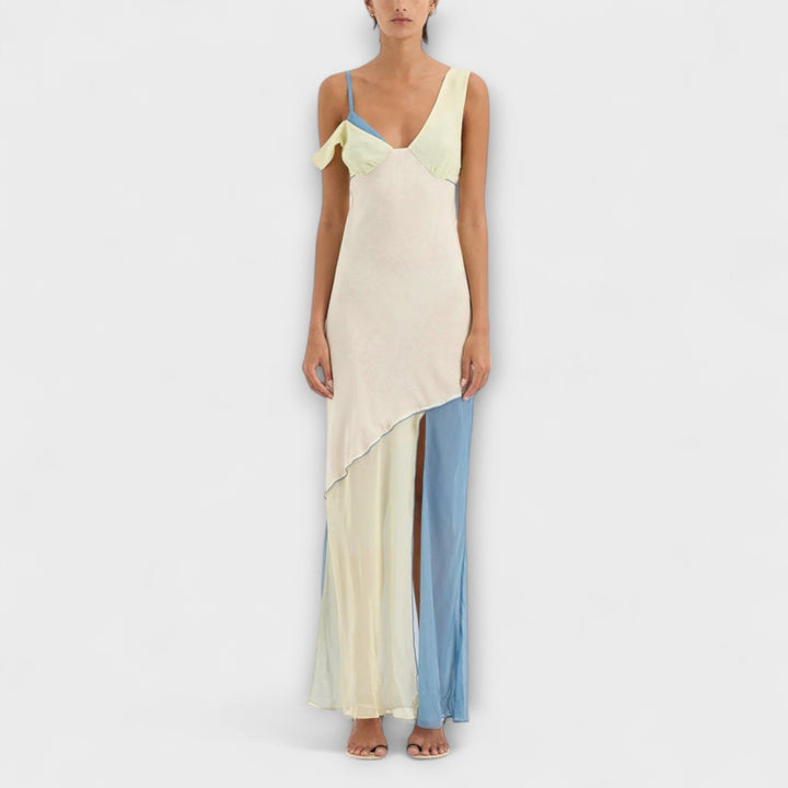 Alora - Midi sukienka Thames z detalami wstawiania