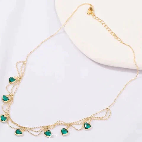 Naszyjnik w kształcie serca