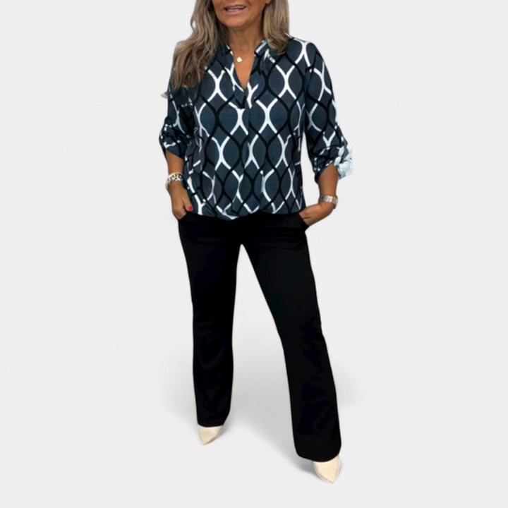 Petra – Bluzka z graficznym wzorem
