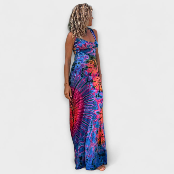 Ronja - La Bamba Tie-Dye Print Maxi Sukienka