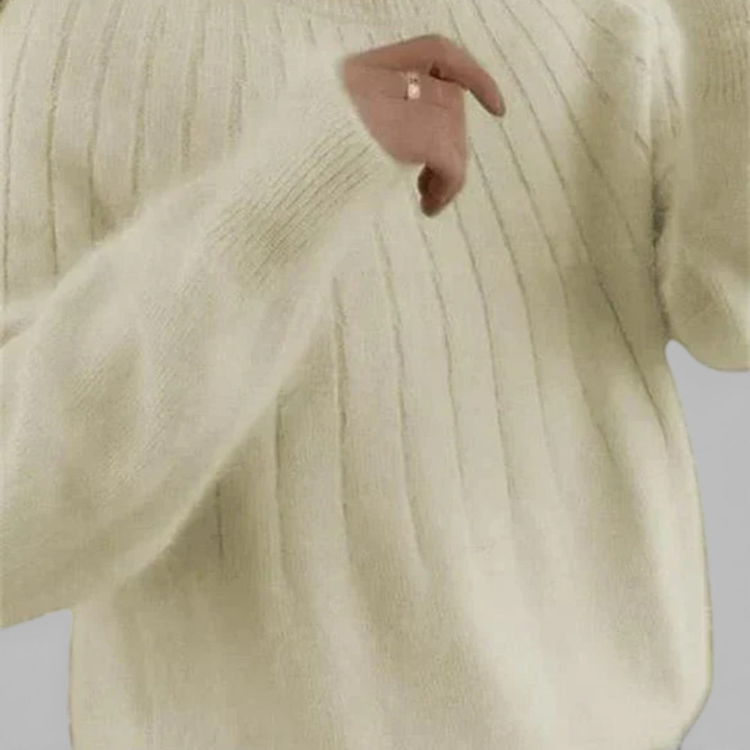 Wiktoria – Luksusowy sweter dzianinowy