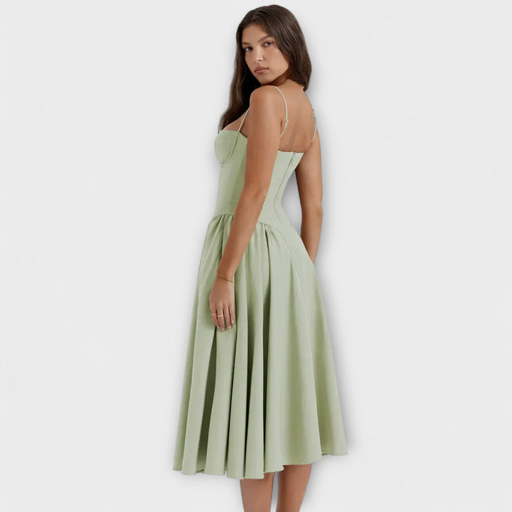 Rosalie - Elegancka sukienka koronkowa bez rękawów