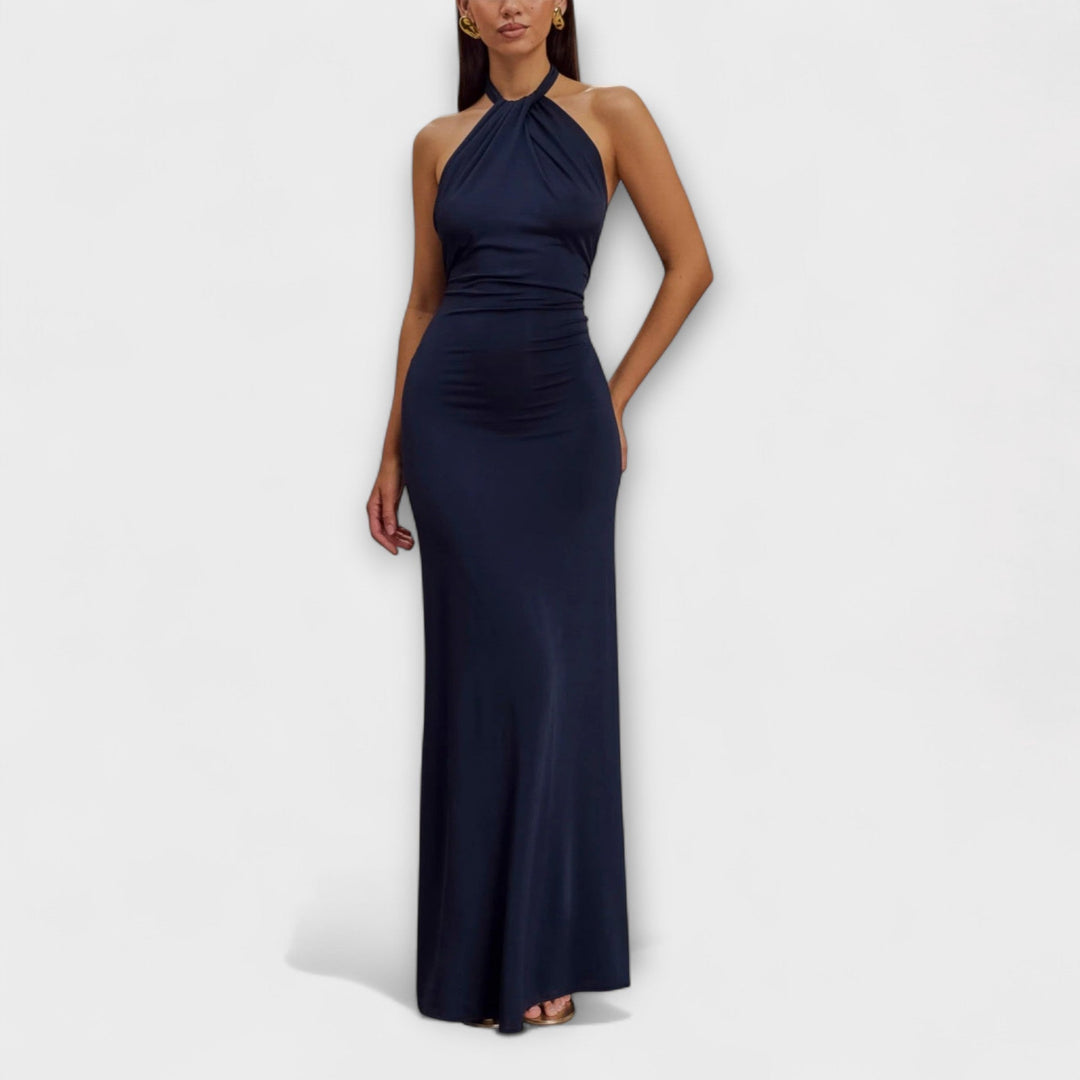 Laguna - Slinky Halter Maxi Sukienka