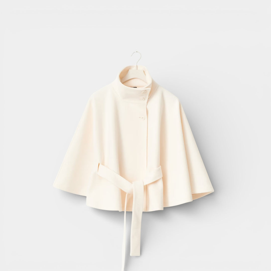 Agnieszka– Płaszcz damski z mieszanki wełny