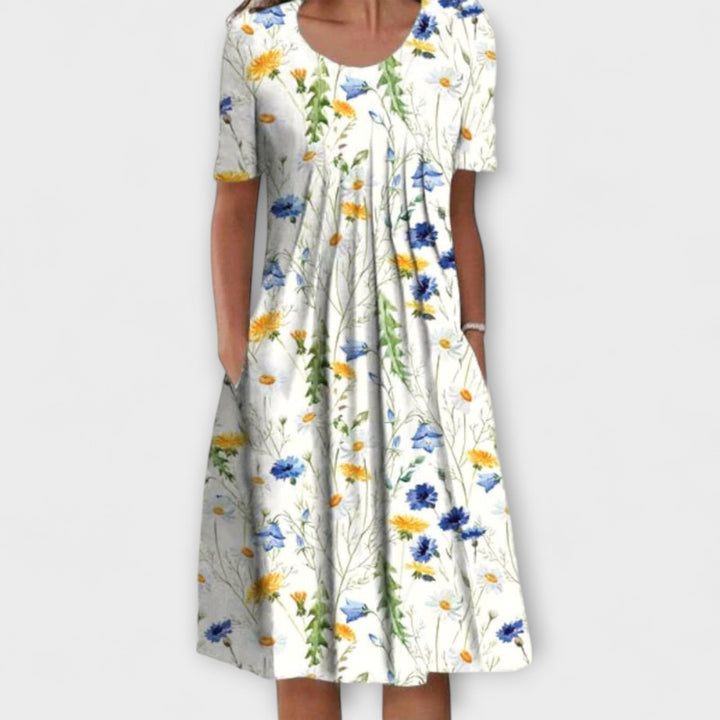 Emelie – Stylowe warstwowe sukienki z kontrolą brzucha