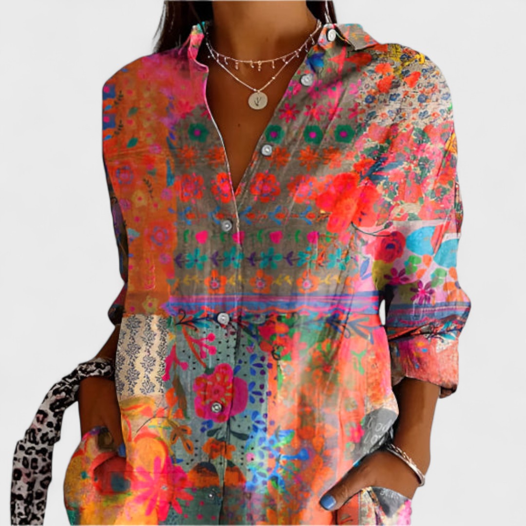 Alice - Koszula w Kwiatowy Wzór