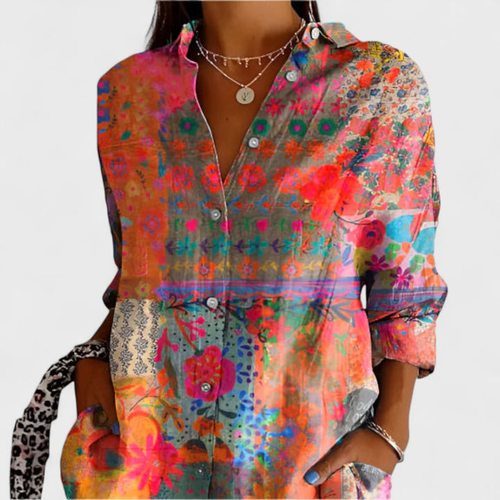 Alice - Koszula w Kwiatowy Wzór