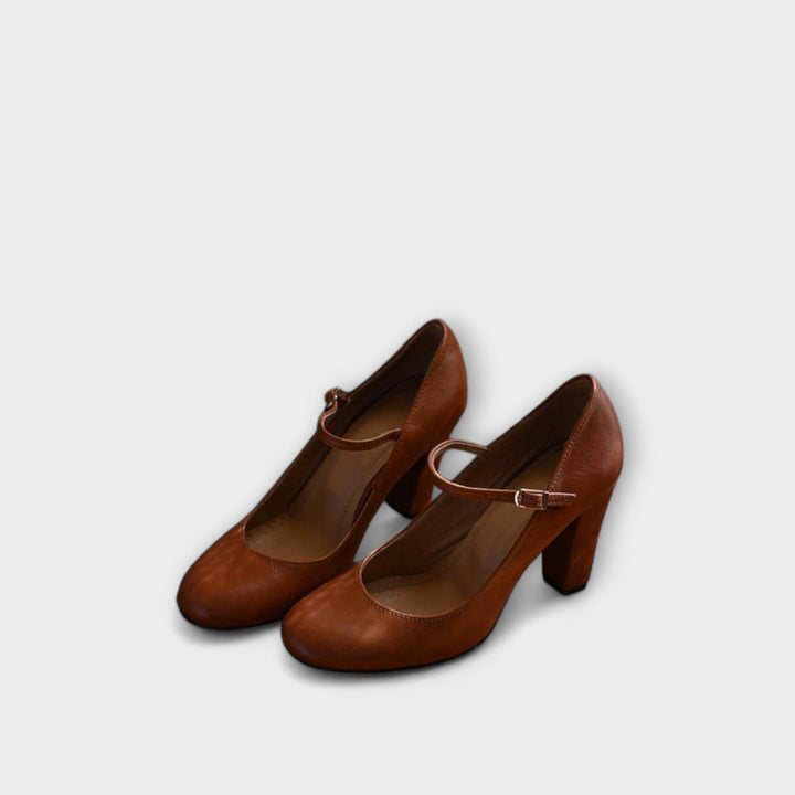 Magdaléna Eleganckie Tenisówki Mary Jane Luksusowo Wyściełane