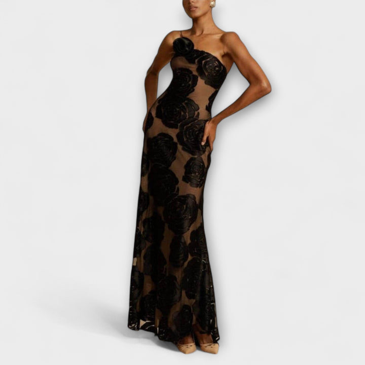 Sara - Kwiatowe Maxi Sukienki