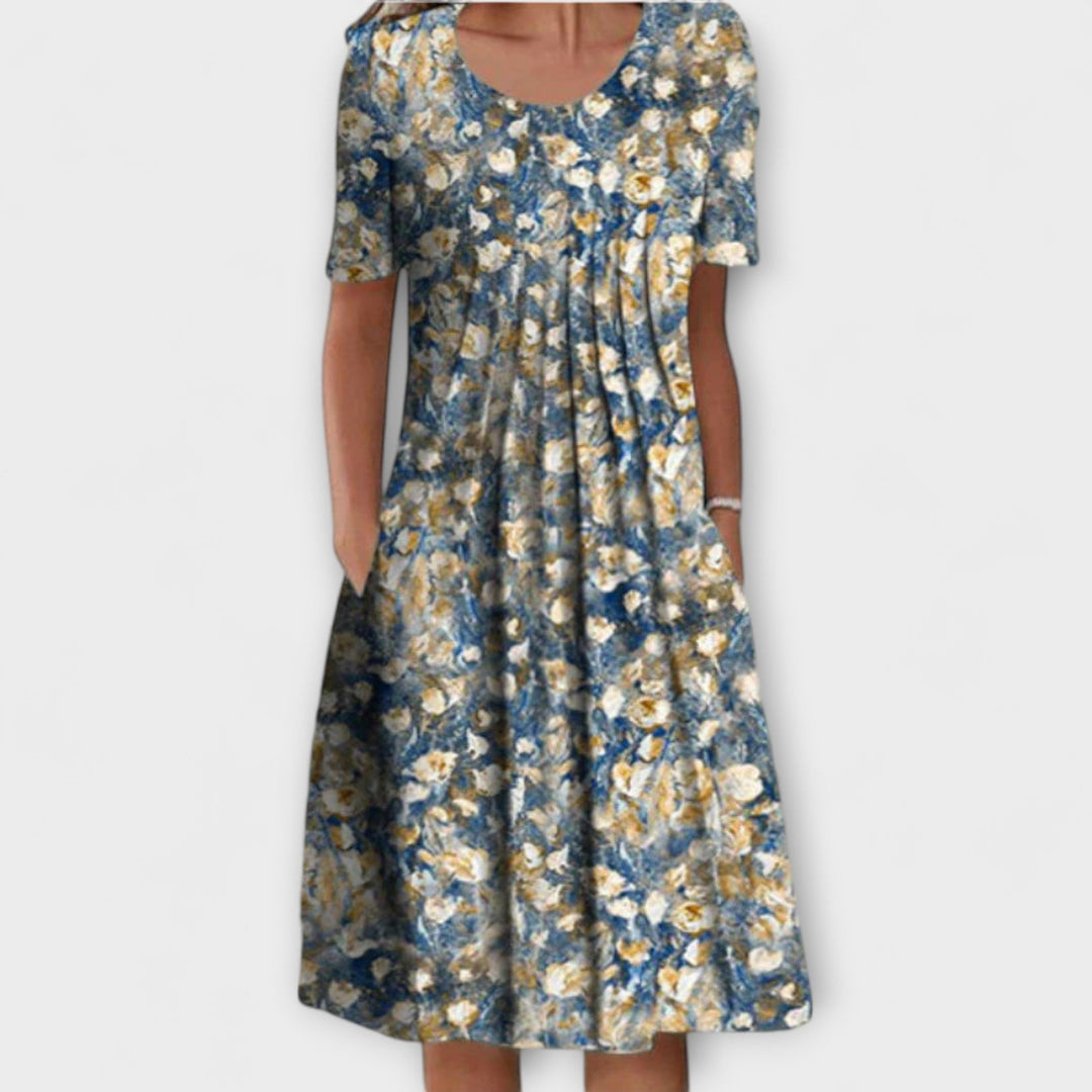 Emelie – Stylowe warstwowe sukienki z kontrolą brzucha