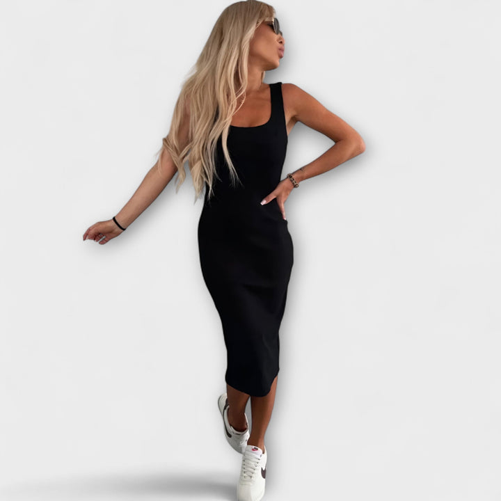 Manon - Wygodne Sukienki Midi & Kardigan