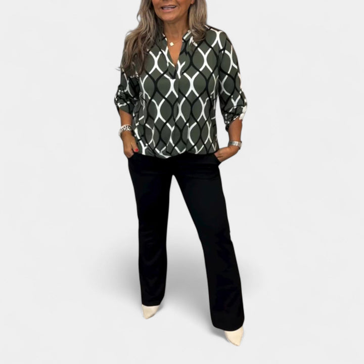 Petra – Bluzka z graficznym wzorem