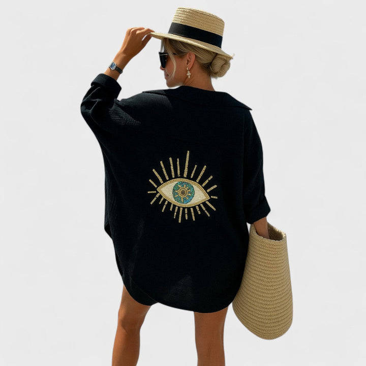 Irena - Casual Bluzka w stylu Ibiza