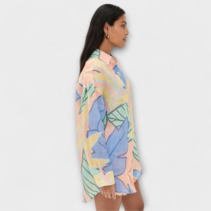 Mary - Krótki zestaw z tropikalnym nadrukiem od Playa Boyfriend