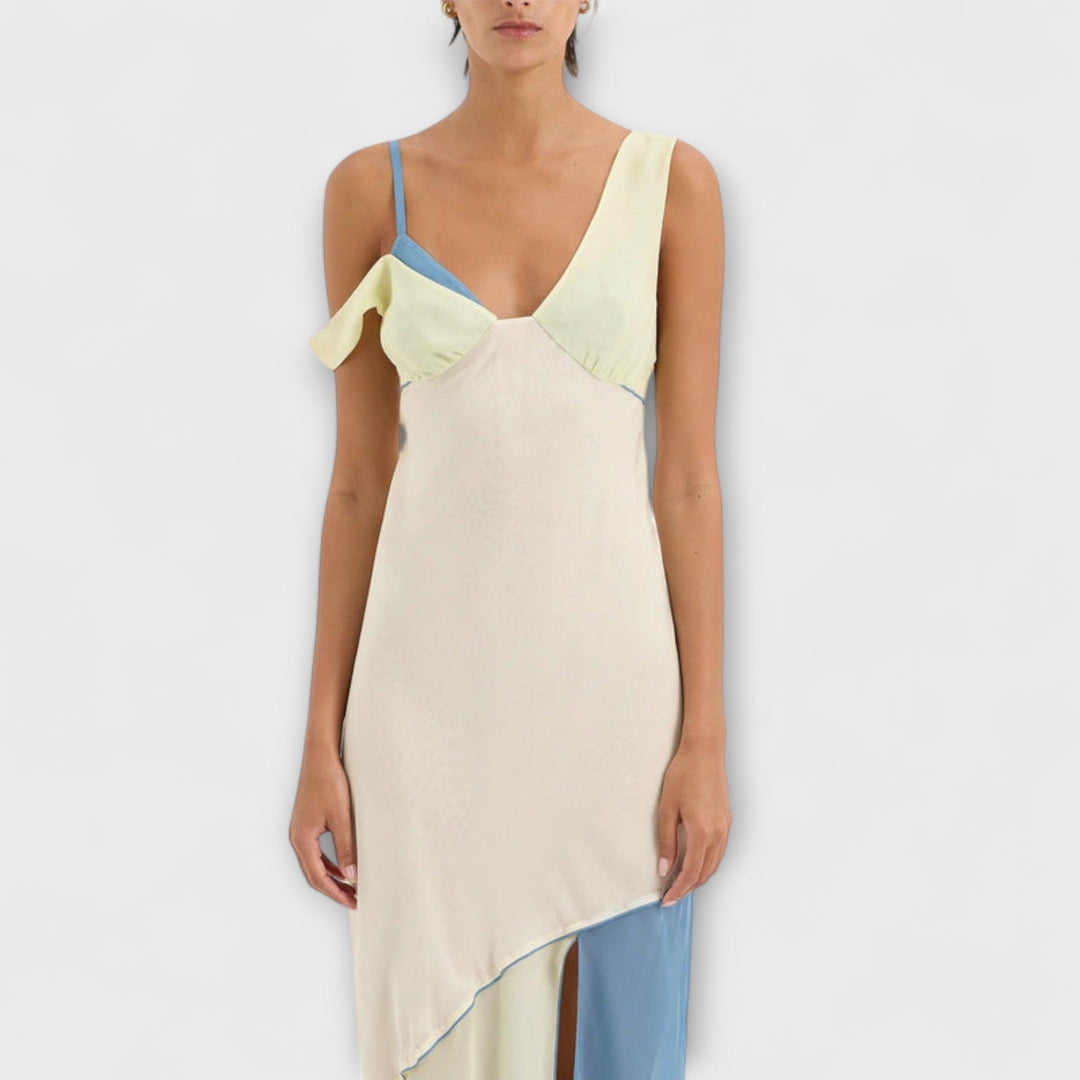 Alora - Midi sukienka Thames z detalami wstawiania