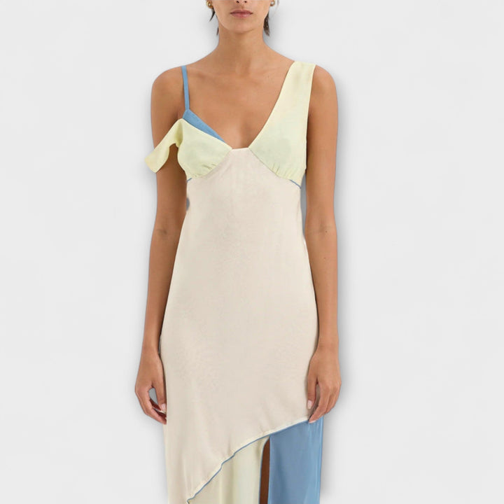 Alora - Midi sukienka Thames z detalami wstawiania