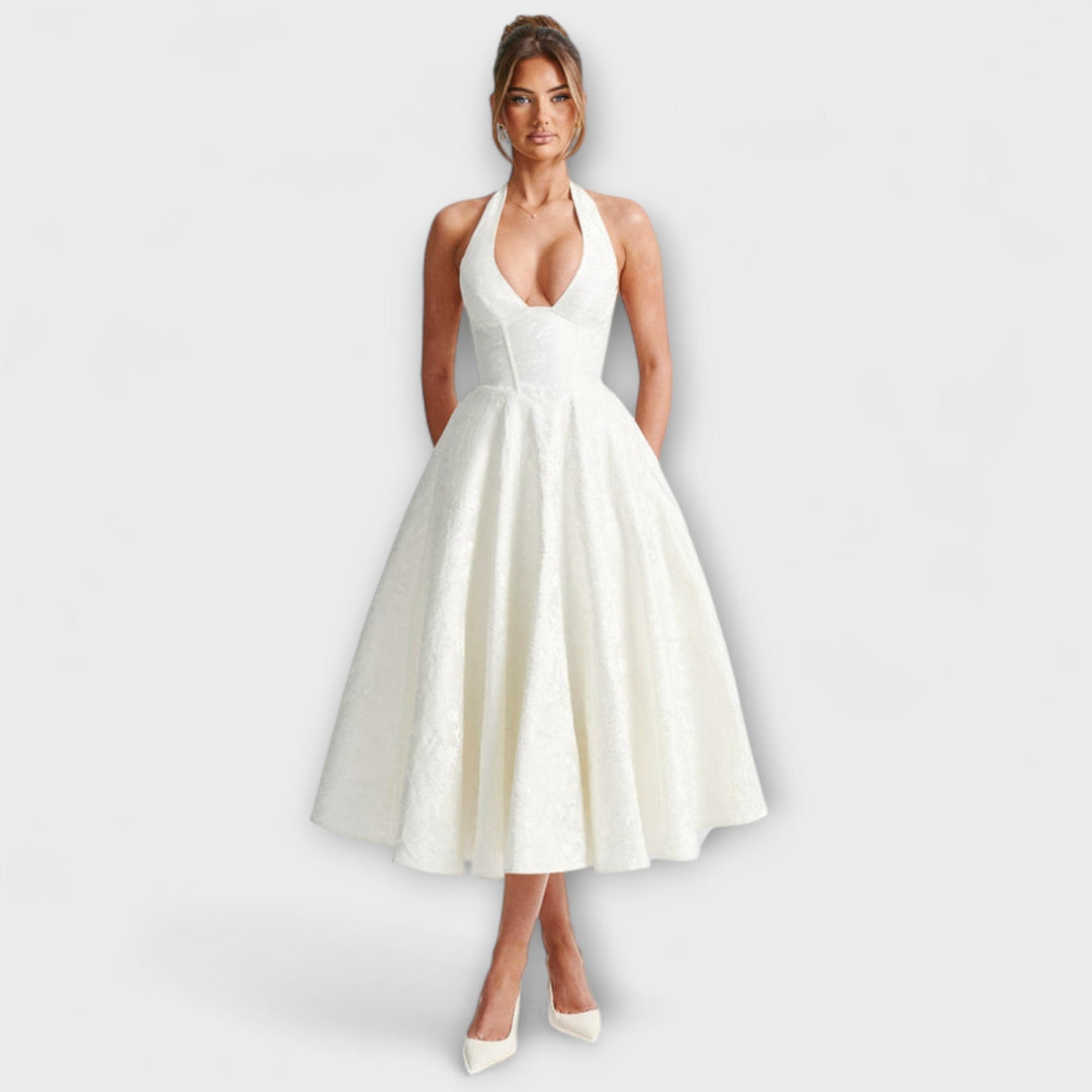 Catalina - Romantyczna Midi Sukienka