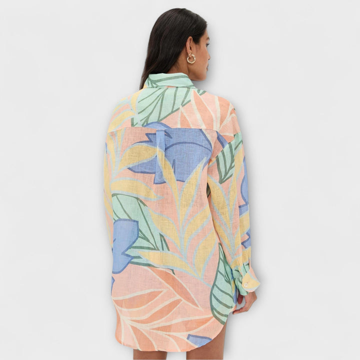 Mary - Krótki zestaw z tropikalnym nadrukiem od Playa Boyfriend