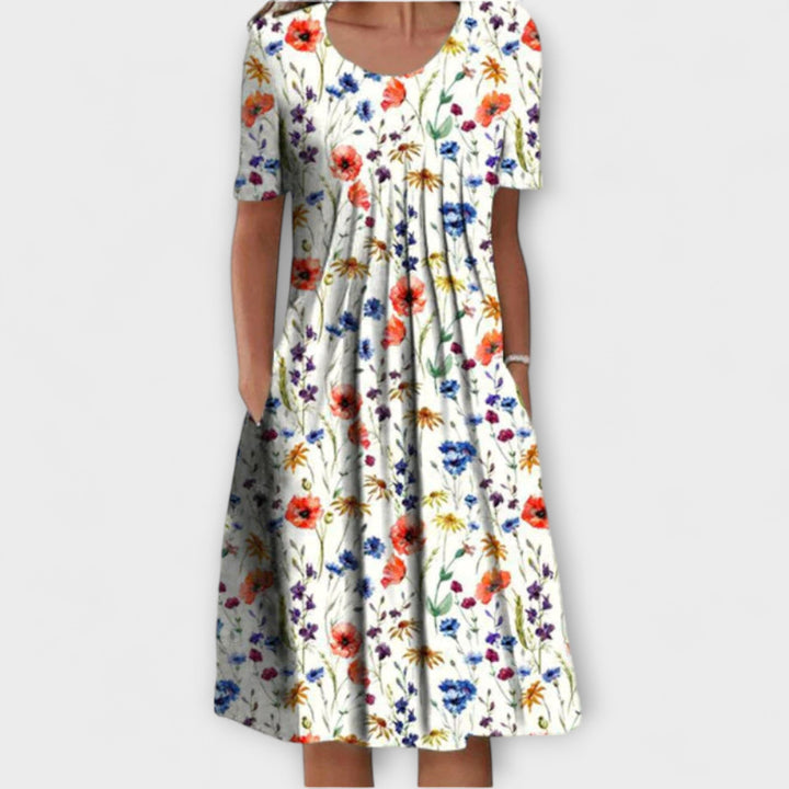 Emelie – Stylowe warstwowe sukienki z kontrolą brzucha