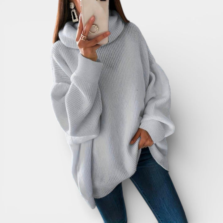 Blanka – Oversize sweter z golfem