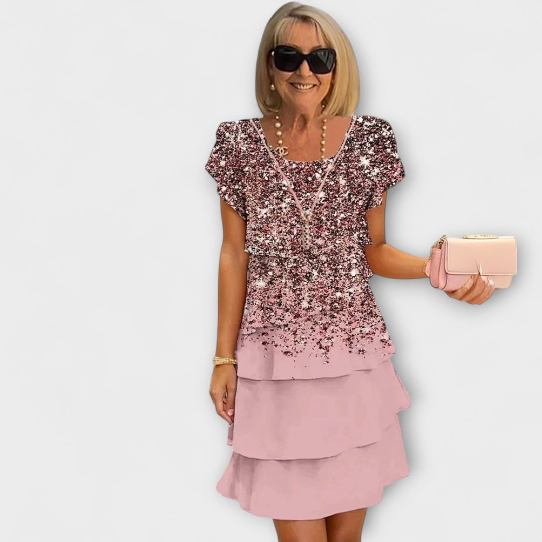 Lillian - Kwiatowa Elegancka Sukienka