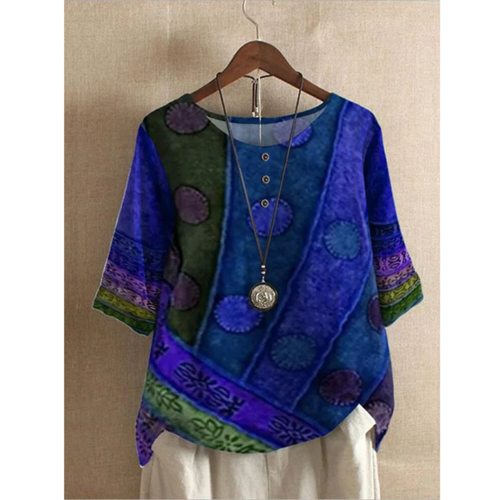 Valerie - Kolorowy boho-top