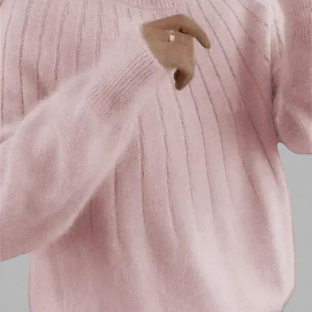 Wiktoria – Luksusowy sweter dzianinowy