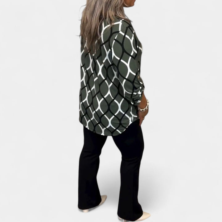 Petra – Bluzka z graficznym wzorem