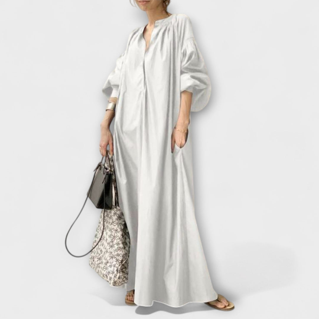 Gerhilde – Elegancka Midi Sukienka