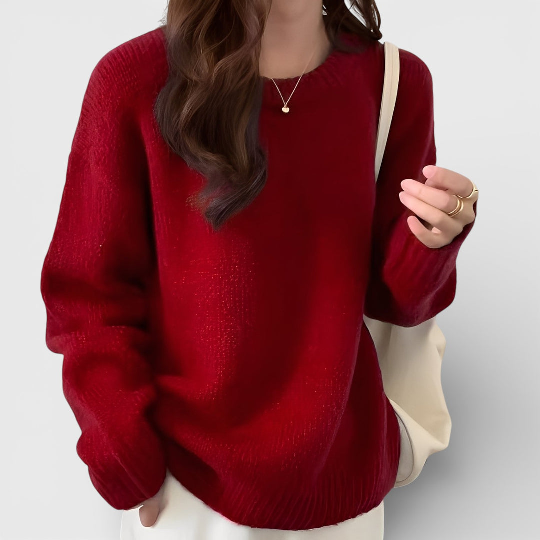 Celina – Oversize’owy sweter o minimalistycznym designie