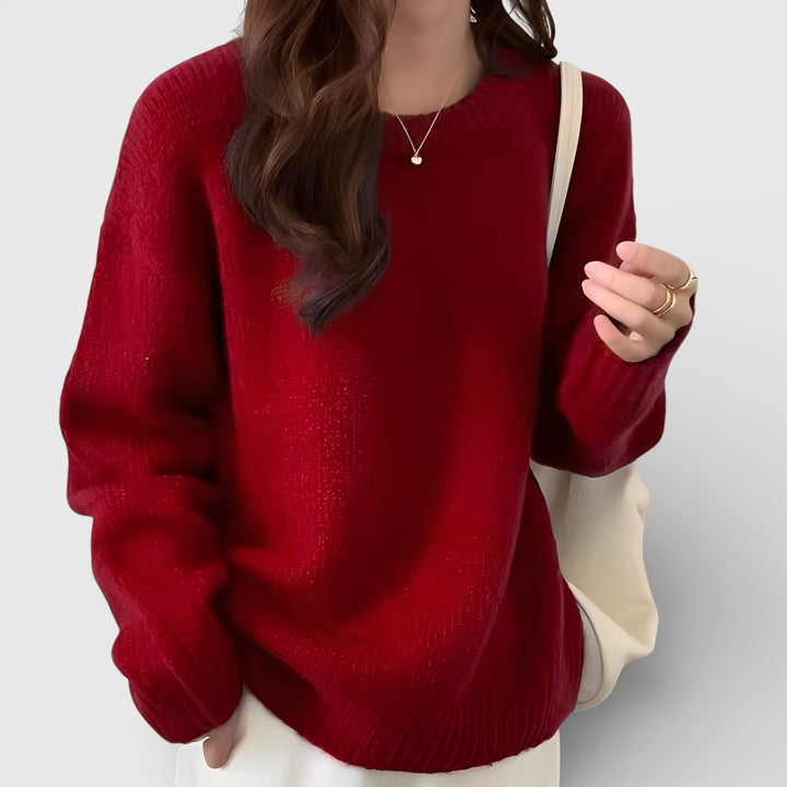 Celina – Oversize’owy sweter o minimalistycznym designie