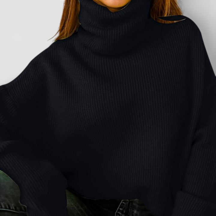 Blanka – Oversize sweter z golfem