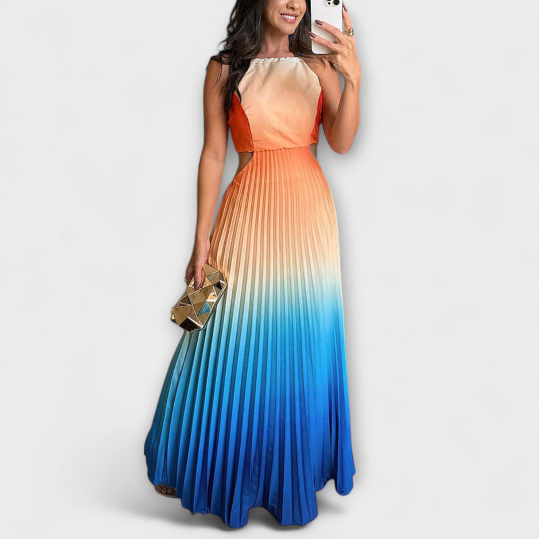 Haven - Stylowe Maxi Sukienki Bez Rękawów z Tie-Dye