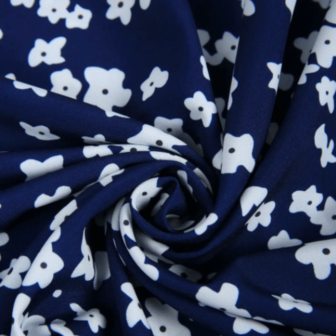 Paula - Elegancka sukienka w kwiaty wykonana z premium tkaniny