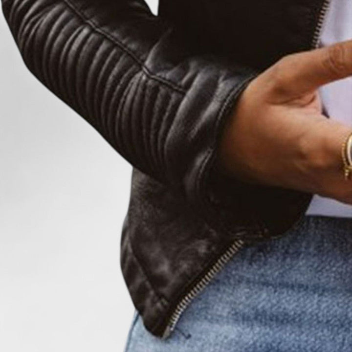 Santana - Elegancka kurtka skórzana