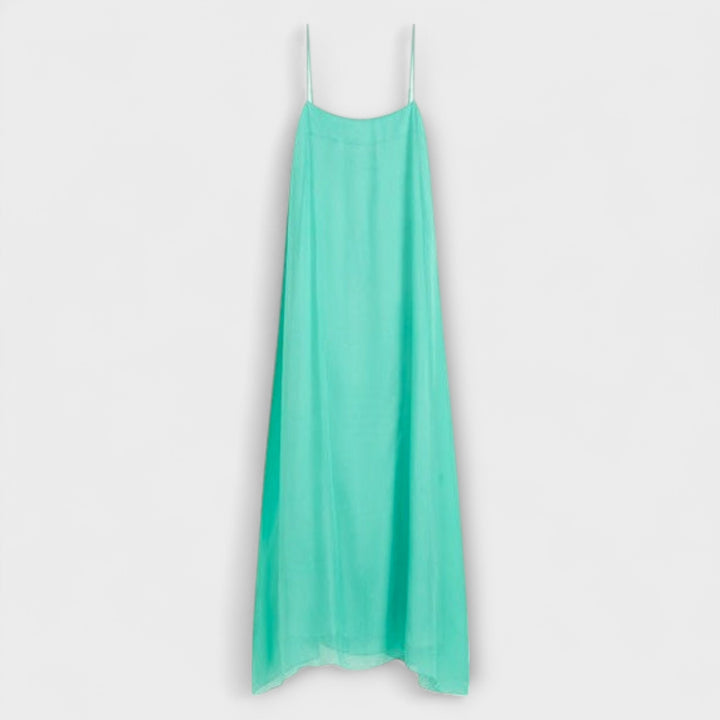 Madison - Elegancka Maxi Sukienka na Ramiączkach