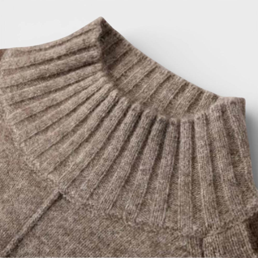 Irena – Dzianinowa sukienka swetrowa z golfem