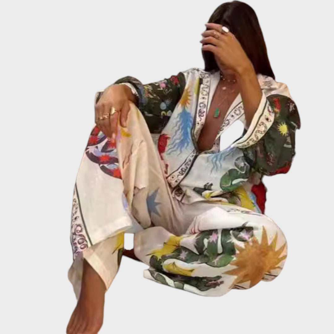 Stella - Elegancki dwuczęściowy damski zestaw