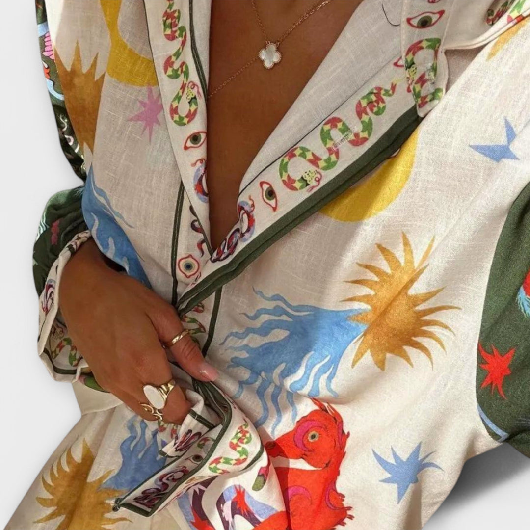 Stella - Elegancki dwuczęściowy damski zestaw