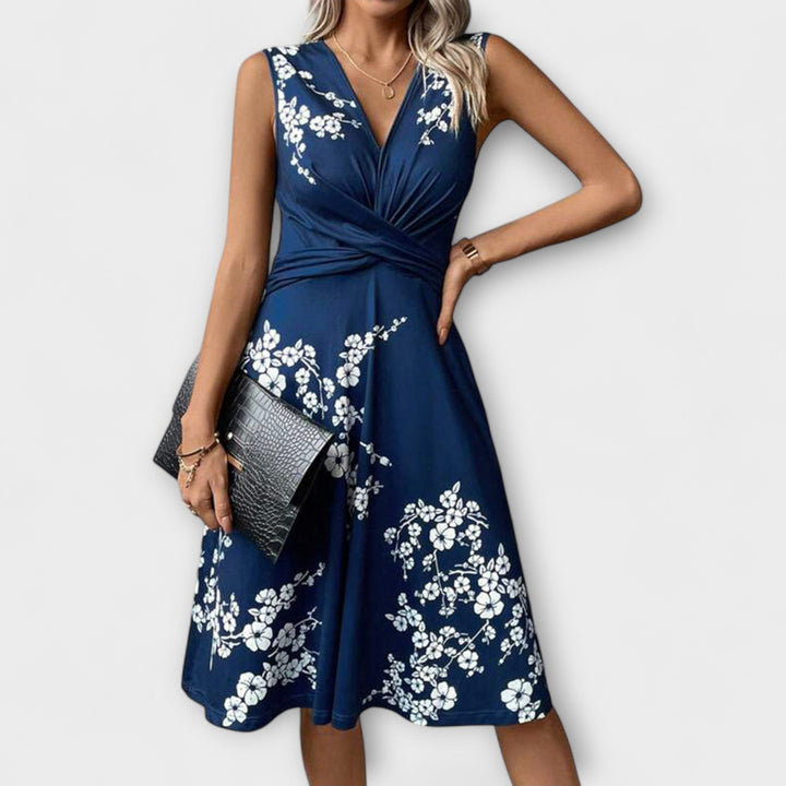 Lina - Letnie sukienki z dekoltem w kształcie litery V