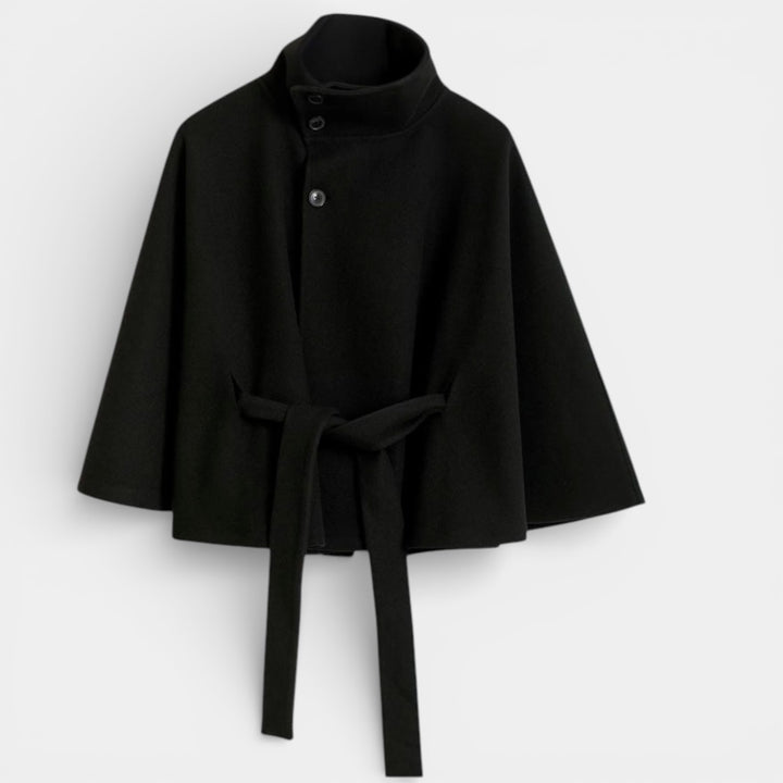 Agnieszka– Płaszcz damski z mieszanki wełny