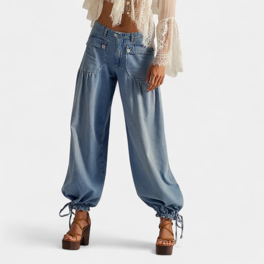 Poppy – Chic dżinsy z boho urokiem