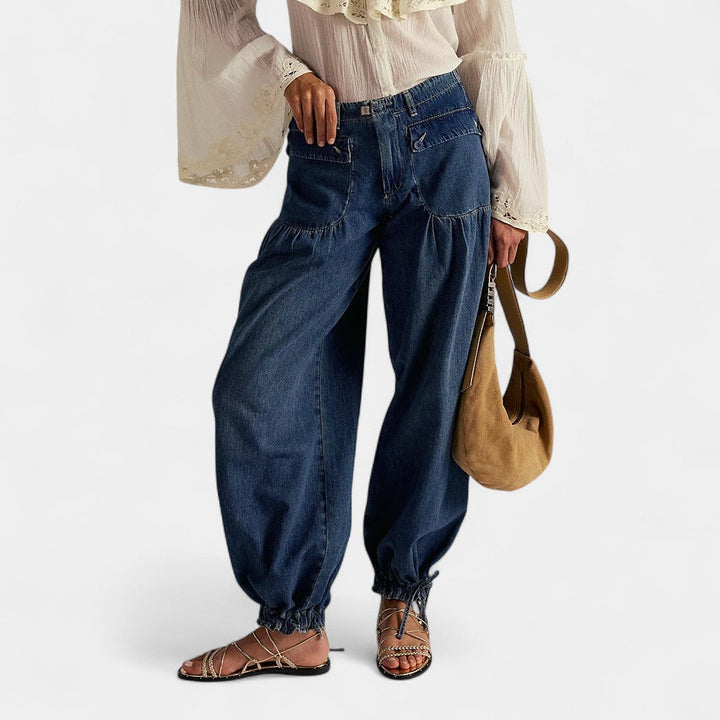 Poppy – Chic dżinsy z boho urokiem