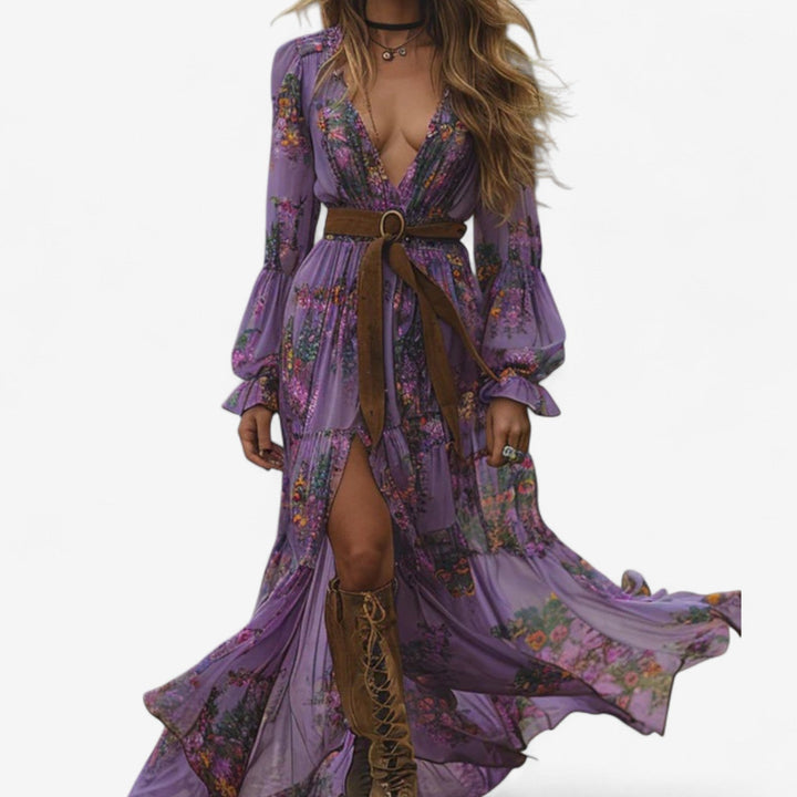 Mélanie™ Sukienka Kwiatowa