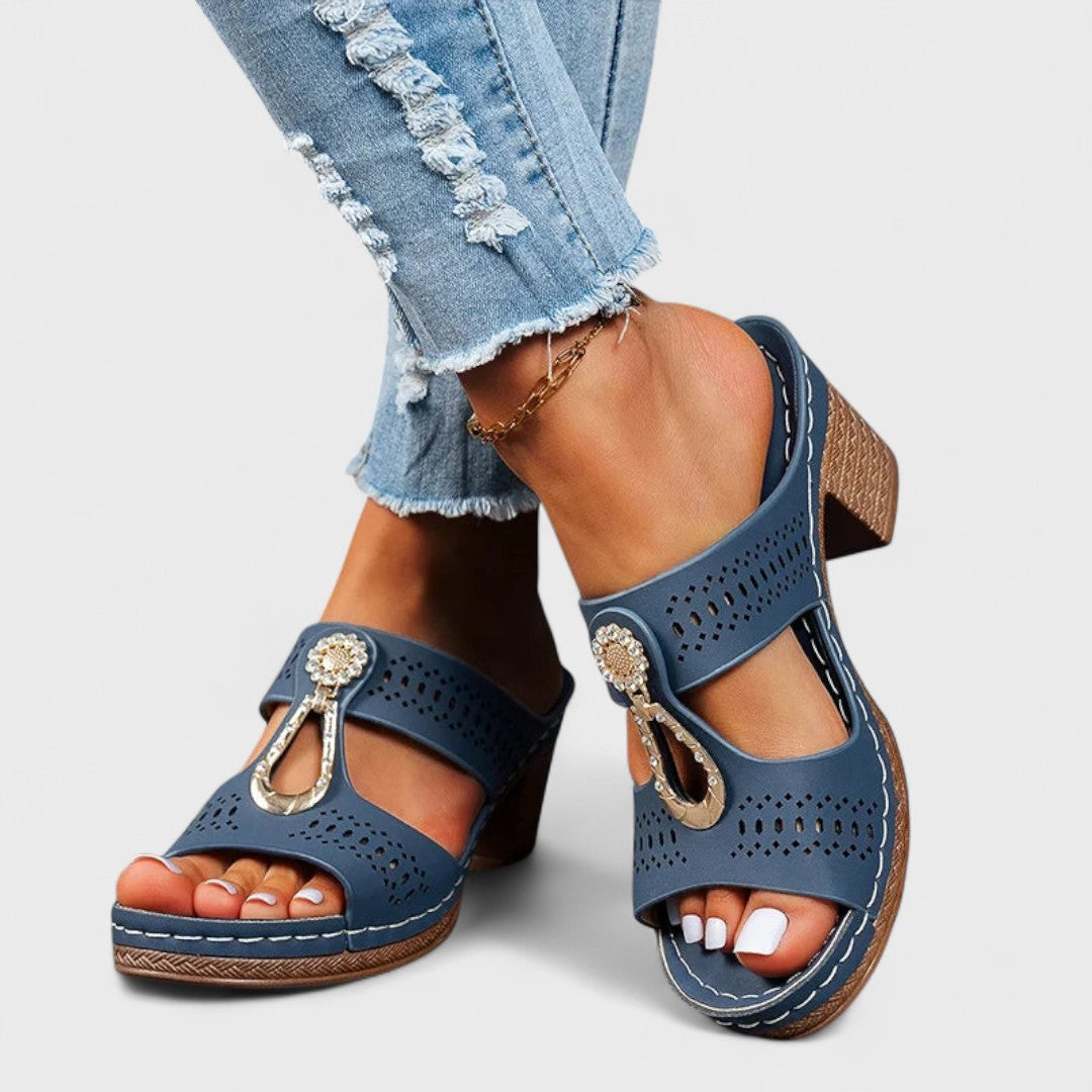 Vlasta - Eleganckie i Wygodne Sandały Ortopedyczne