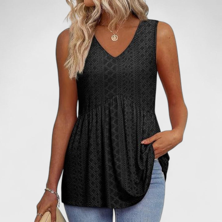 Elenor - Elegancki Casualowy Top na Co Dzień